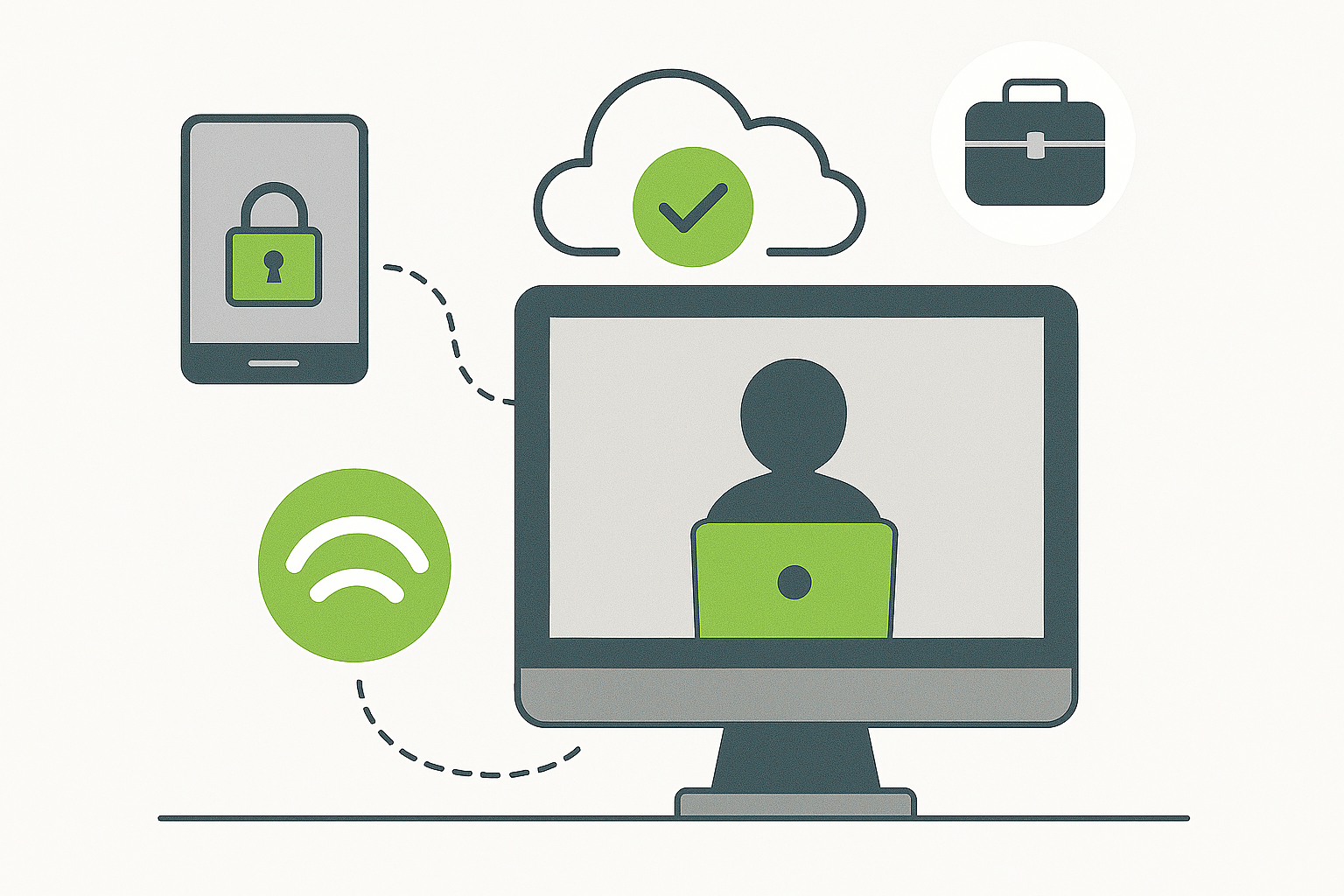 Diverse team collaborating with laptops in a modern office setting, discussing digital evolution.