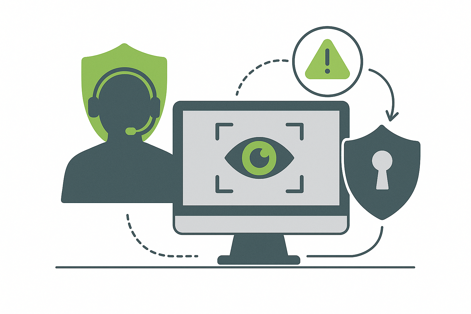 Diverse team collaborating with laptops in a modern office setting, discussing digital evolution.