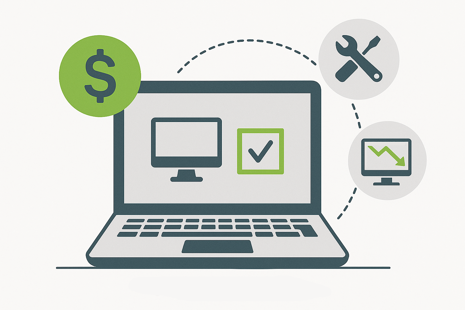 Close-up of hands typing on a laptop displaying cybersecurity graphics, illuminated by purple light.